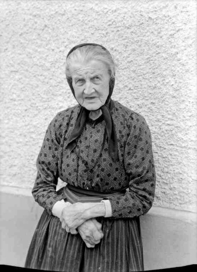 Armenanstalt Utzigen (Altersheim): Porträt einer alten Frau