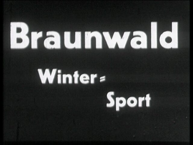 Braunwald Wintersport