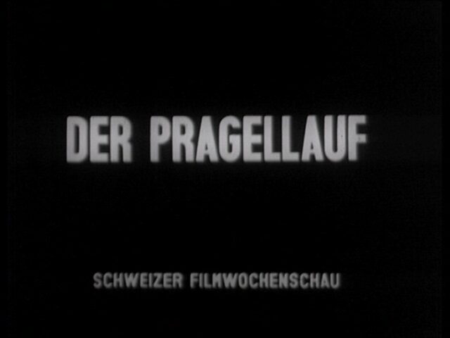 Der Pragellauf, Schweizer Filmwochenschau