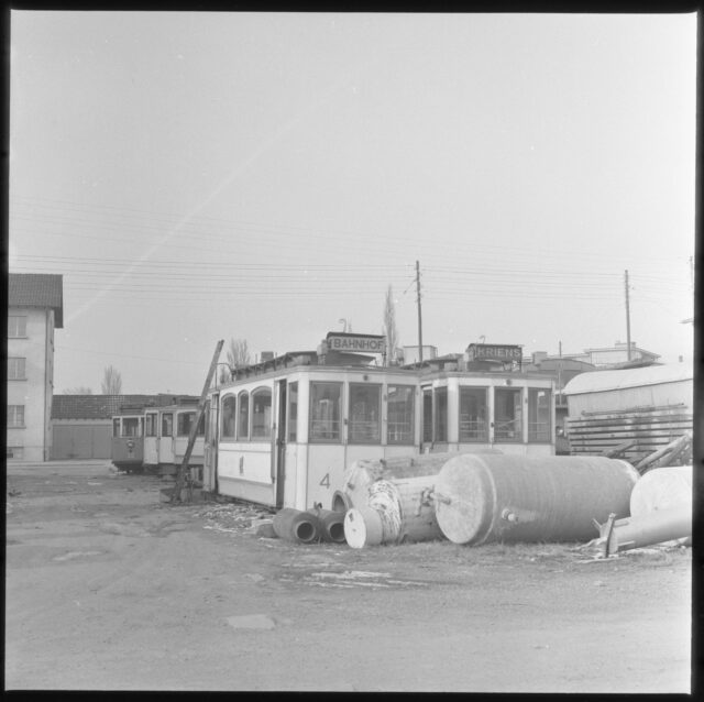 S.18: ausrangierte Trams der Linie 1