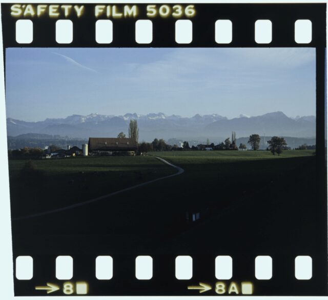 1434) Emmen, Landschaft, mit Pilatus