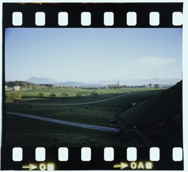 1434) Emmen, Landschaft, mit Pilatus