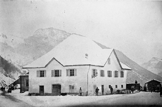 Alte Sust in Alpnachstad, Aufnahme ca. 1881