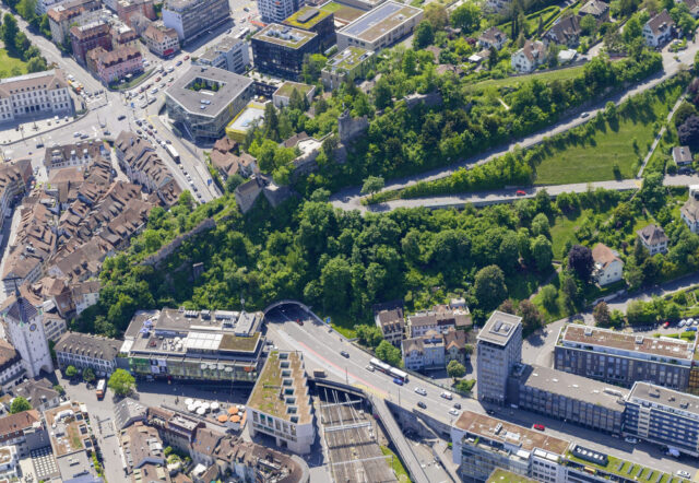 Baden, Bahntunnel Nord