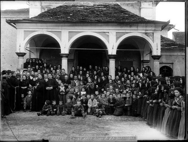 "Golino, 23.12.1900. Ricordo S.S. Missioni"