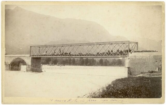 "Il nuovo Ponte in ferro presso Ascona"