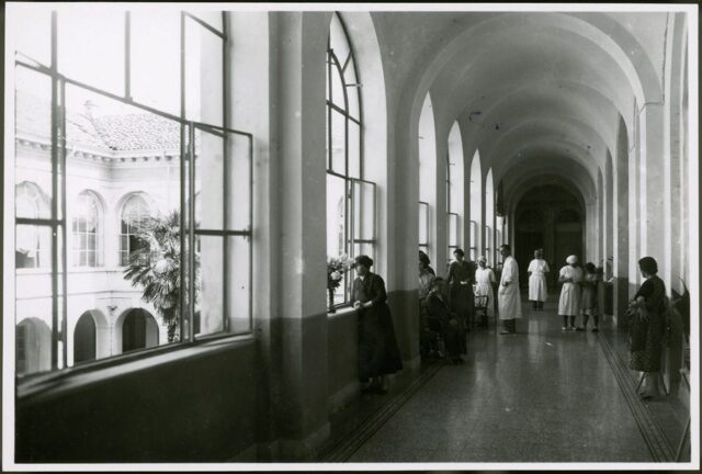 Corridoio dell'Ospedale Beata Vergine
