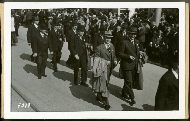 Corteo inaugurale dell'Esposizione nazionale