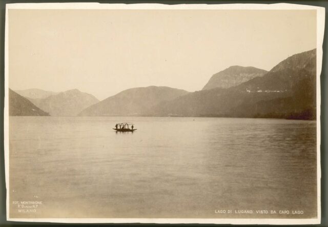 Lago di Lugano visto da Capolago
