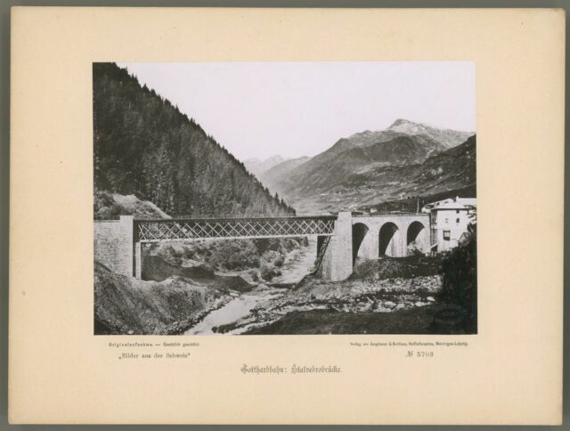 "Gotthardbahn: Stalvedrobrücke."