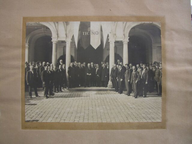 "Comitato d'onore della 1a Settimana Ticinese a Zurigo 23 settembre-1 ottobre 1916"