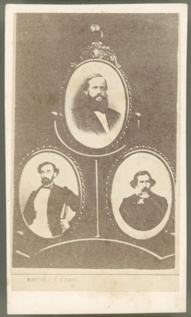 "Pedro II, Mitra, Flores."