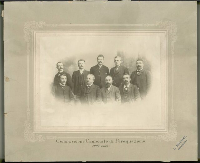 "Commissione Cantonale Perequazione. 1907-1909."