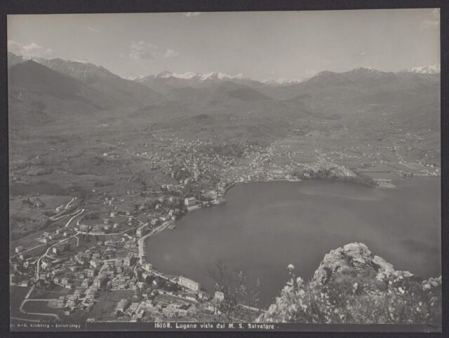 "Lugano vista dal M. S. Salvatore."