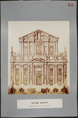 Facciata del Duomo di Milano attribuita a Francesco Maria Richino