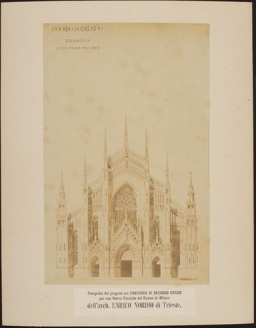 Nuova facciata del Duomo di Milano dell'architetto Enrico Nordio