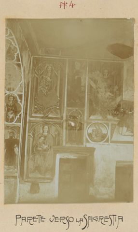 Affreschi della navata laterale della chiesa di San Carlo Borromeo ad Acquarossa