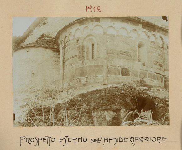 Parte absidale della chiesa di San Carlo Borromeo ad Acquarossa