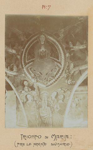 Trionfo di Maria. Affresco della chiesa di San Carlo Borromeo ad Acquarossa
