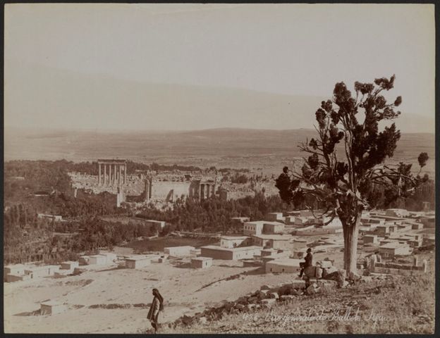 Veduta generale dell'area archeologica di Baalbek