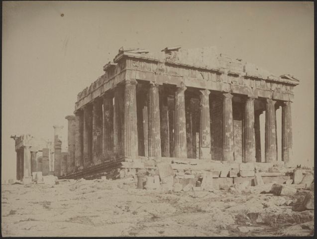 Veduta del Partenone da nord-ovest