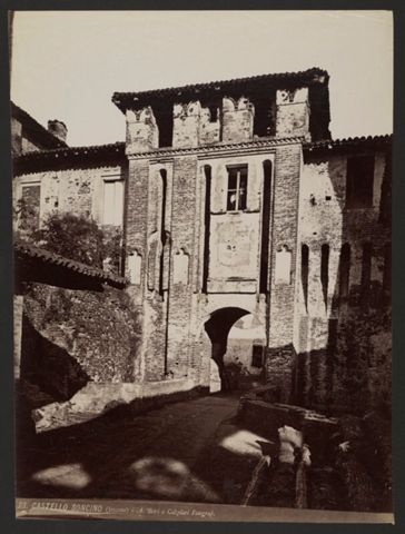 Veduta dell'interno della Rocca di Soncino