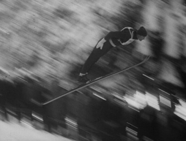 II salto speciale al Concorso di sci nordico del Brassus (1049-3)