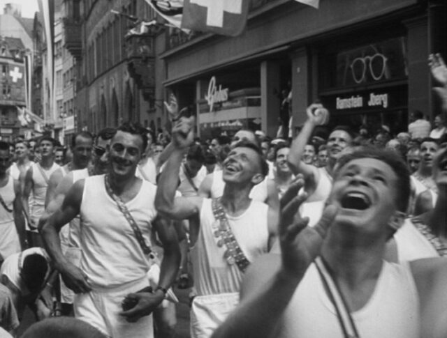 Fête fédérale de gymnastique à Bâle (0878-3)