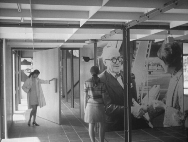 Le Corbusier sur les bords de la Limmat (1280-3)