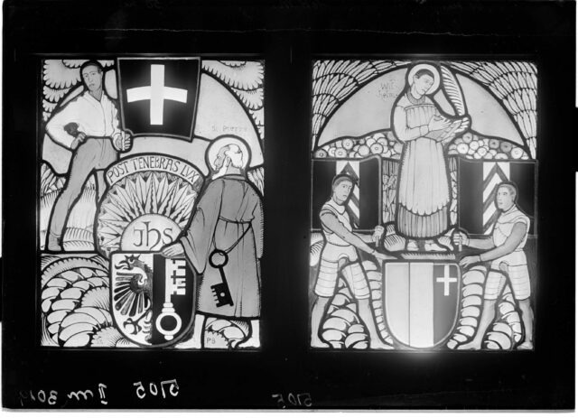 Glasmalereien für das Soldatenhaus Dübendorf: Wappenscheiben