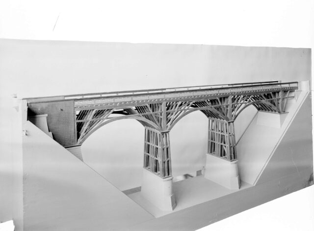 Modell der Hundwilerbrücke im Appenzell