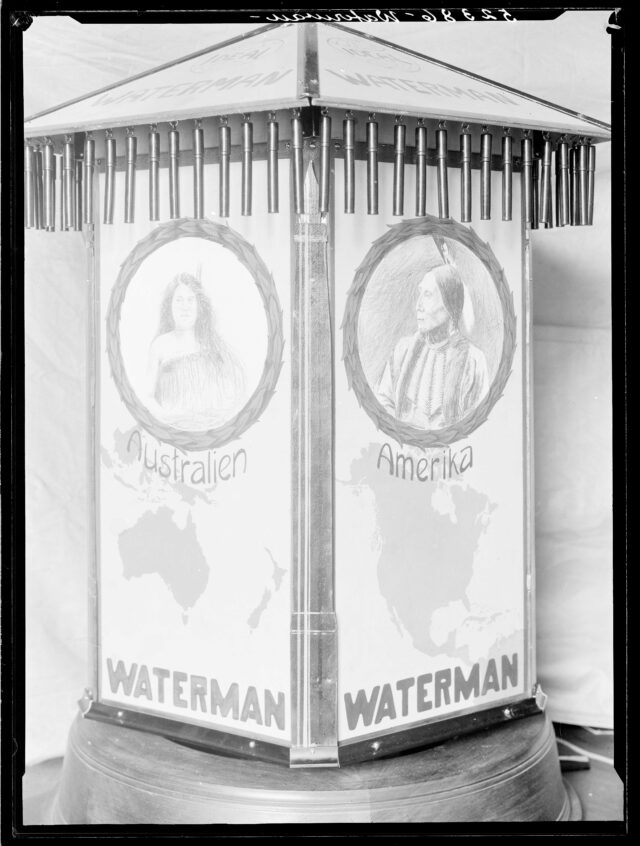Werbung für Waterman