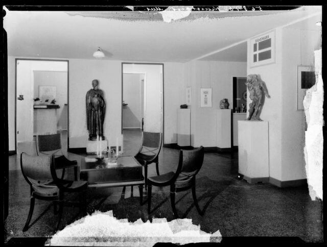 Ausstellung Neuestes Kunstgewerbe aus der Pariser Ausstellung 1925, Kunstgewerbe-Museum Ausstellungsraum «Dänemark»