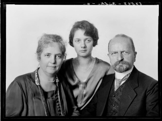 Porträt Familie Bühler, drei Personen