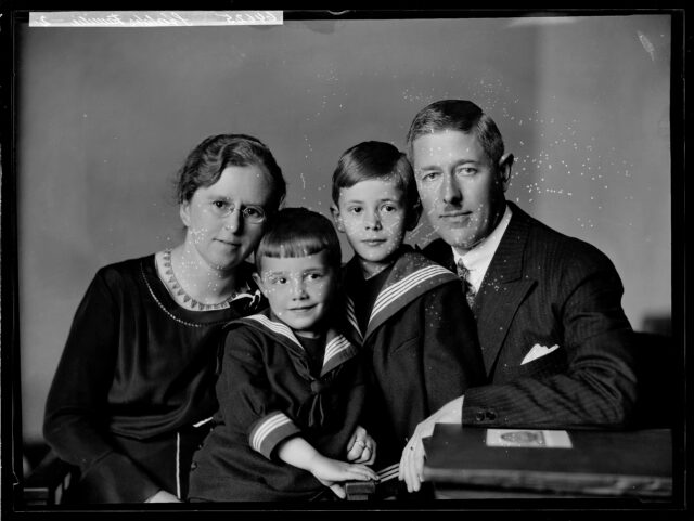 Porträt Familie Stalder, vier Personen