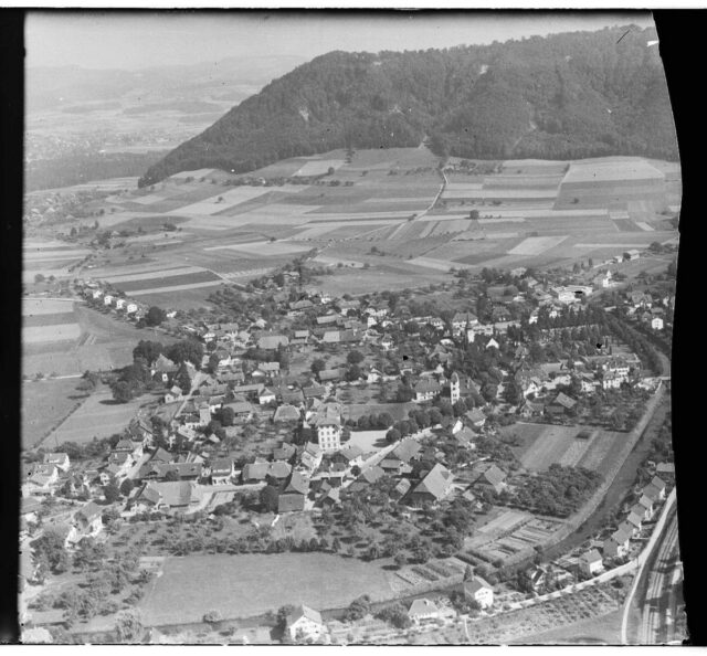 Luftaufnahme der Gemeinde Belp