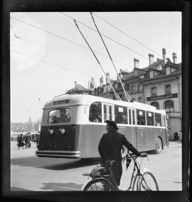Trolleybus auf dem Bärenplatz