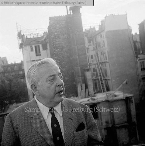 France, Paris, Pigalle-Montmartre: portrait de Jacques Prévert (1900-1977)