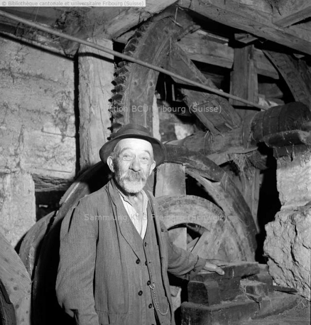 Broye vaudoise, Henniez: vieil homme du moulin