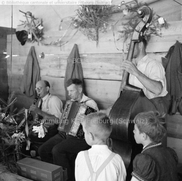 Gruyère, Poya d'Estavannens: orchestre champêtre