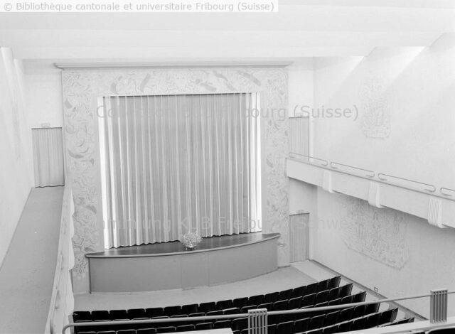 Fribourg, Pérolles: intérieur du Cinéma Corso