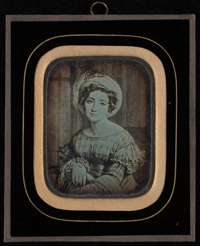 Reproduction d'un portrait peint d'Albertine de Broglie née de Staël