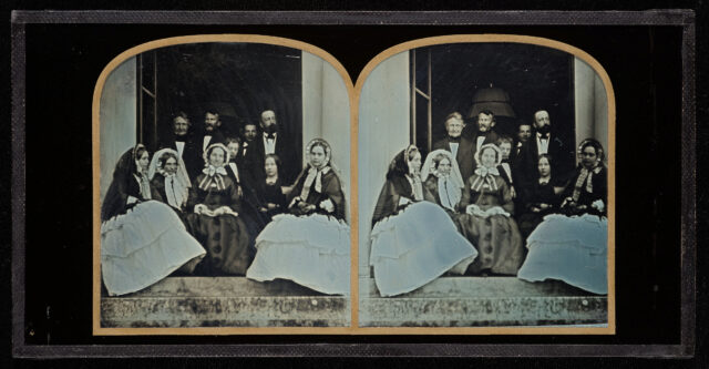 Jean-Gabriel Eynard avec Charles et Hilda Eynard, les Pourtalès et les Gaulis à Beaulieu