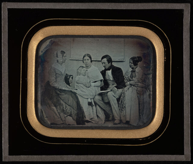 Anna et Sophie Eynard avec les Bouthillier de Beaumont