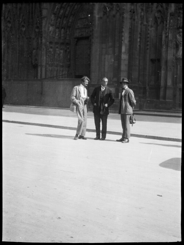 Janko Cadra, William Ritter et Josef Tcherv à Strasbourg
