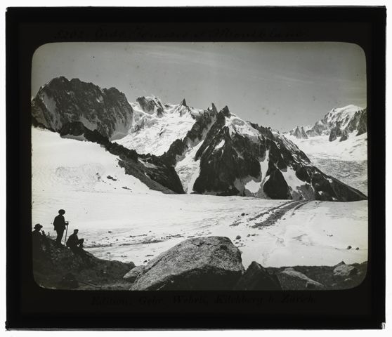 Ausblick über einen Gletscher