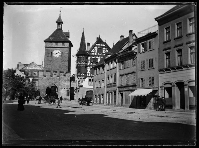 Das Schnetztor der historischen Stadtmauer in Konstanz