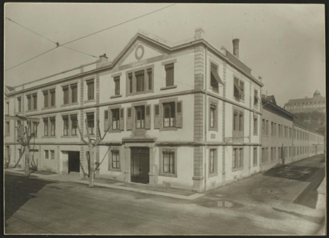 Genève, avenue de la Jonction : usine Gardy (premier bâtiment)