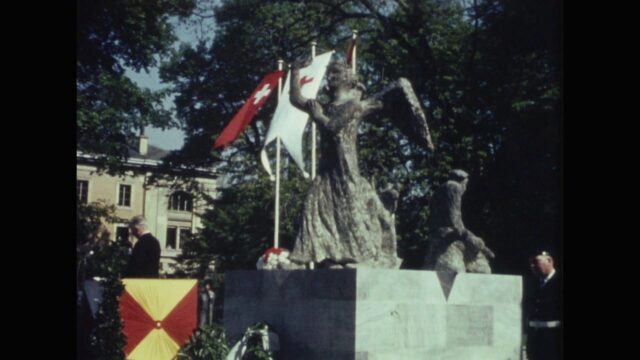 Inauguration du monument Henry-Dunant