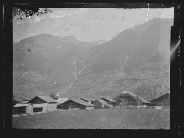 Vue d'un village